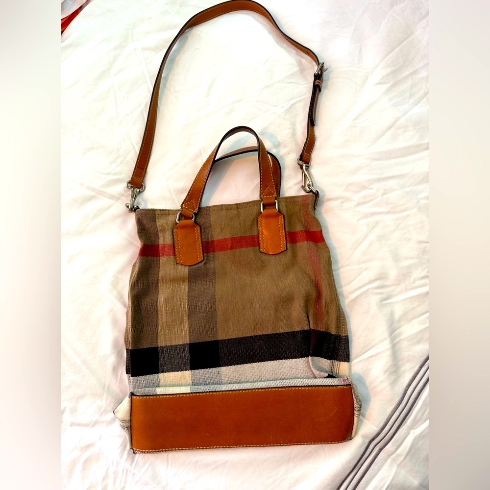 Burberry Multicolor Check Crossbody Bag - Picture 2 of 6